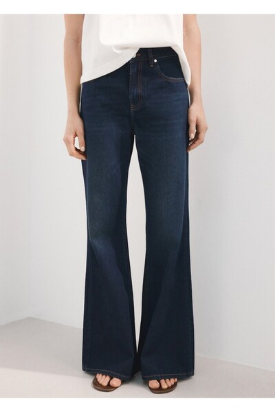 MANGO Woman Orta bel flared jean