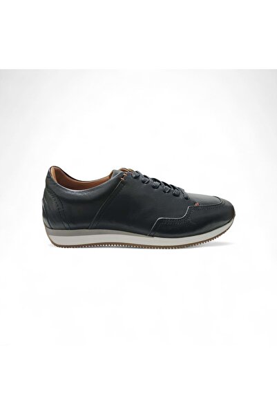 MARCOMEN Men's Leather Casual Shoes 21248 S1 - Black - 40