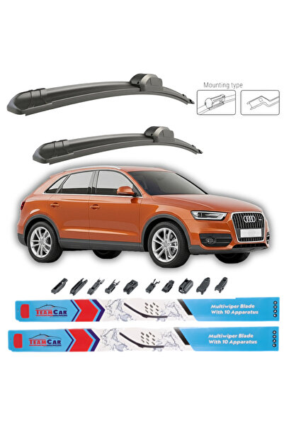 TEAMCAR Υαλοκαθαριστήρες Audi Q3 (8U) 2011-2014 Εμπρός σετ