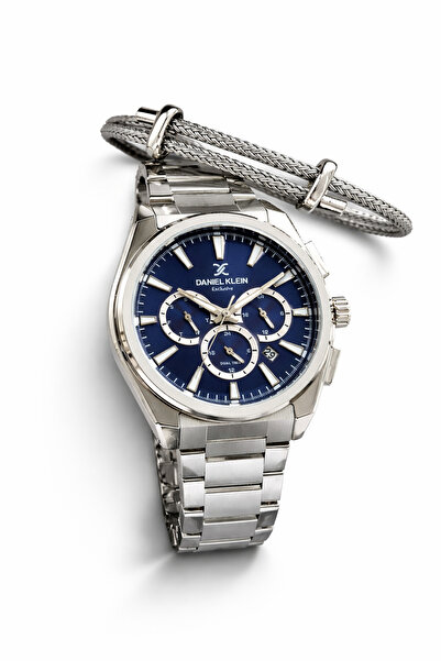 Daniel Klein İtalyan Tasarım Bileklik Hediyeli 2 Yıl Garantili Çelik Kordon E...