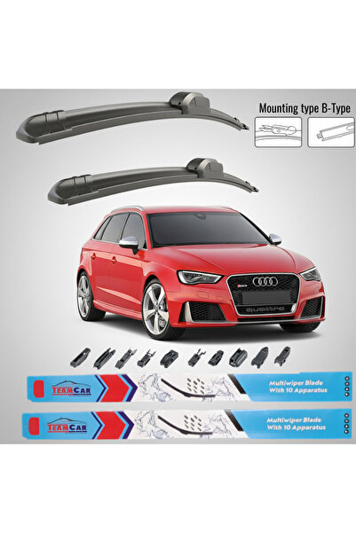 TEAMCAR Υαλοκαθαριστήρες Audi RS3 (Sportback) 2015-2020 Μπροστινό σετ
