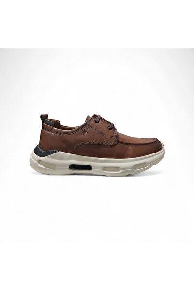 MARCOMEN Men's Leather Casual Daily Shoes 21395t - Tan - 44