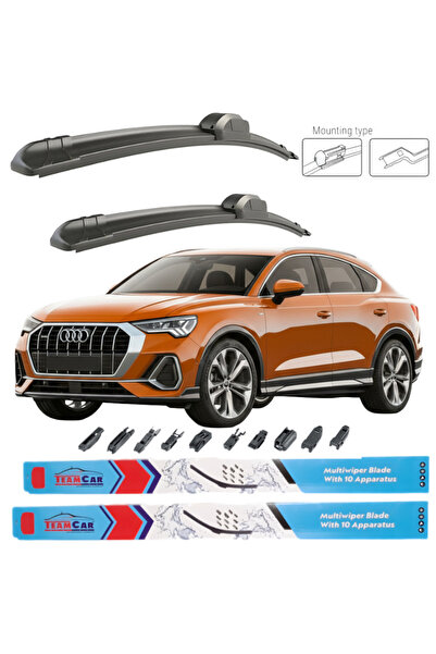 TEAMCAR Υαλοκαθαριστήρες Audi Q4 (F46) 2020-2024 εμπρός σετ