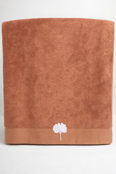 MORE HOME منشفة بلاش من الخيزران الطبيعي مقاس 70 × 140 بني