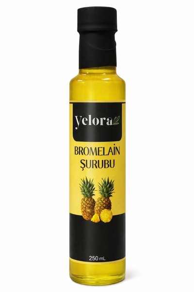 yelora Bromelain şurubu 250ml - Ananas bazlı detoks şurubu