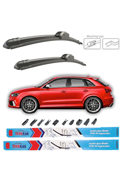 TEAMCAR Υαλοκαθαριστήρες Audi RS Q3 (8UB, 8UG) 2013-2018 Εμπρός σετ