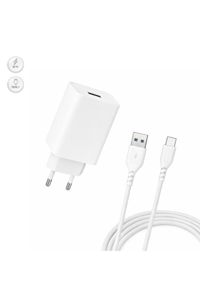 OEM 22W Type-C Hızlı Şarj Aleti + USB-A to Type-C Kablo | Set