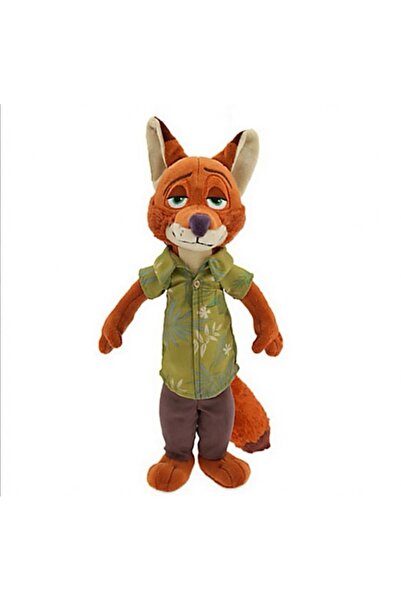 GLOW ACCESSORIES BAE Sevimli Peluş Oyuncak Zootopia Zootropolis Tilki Nick Pe...