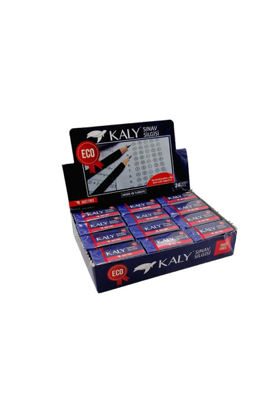 Kaly 24 Adet Mavi Sınav Silgisi ART.591 (1 Paket)