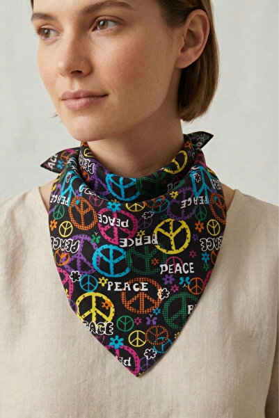 PETEK AKSESUAR السلام السلام منقوشة باندانا