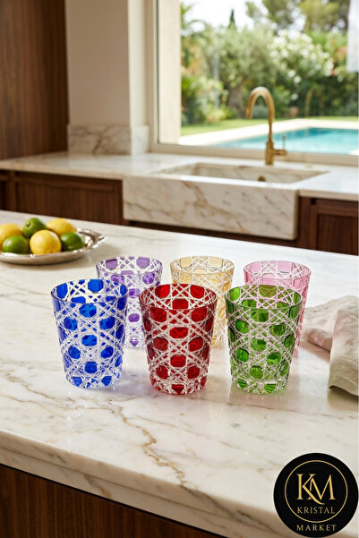 Kristal Market Luxury 6-Piece Whiskey and Water Glass Set