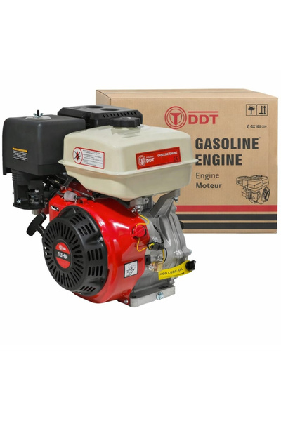 DDT Motor pe benzină, în 4 timpi, profesional, 13 CP cu fulie dublă