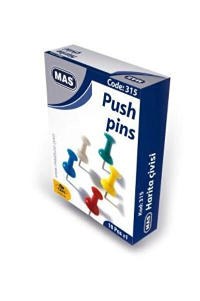 Mas 315 مسمار خريطة ملون