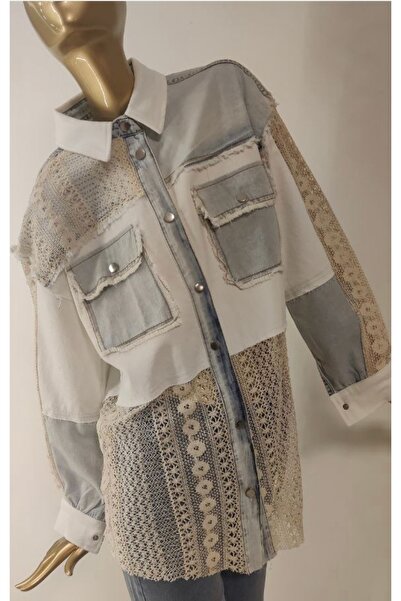 Veto Jeans Dantelli Tasarım Ceket