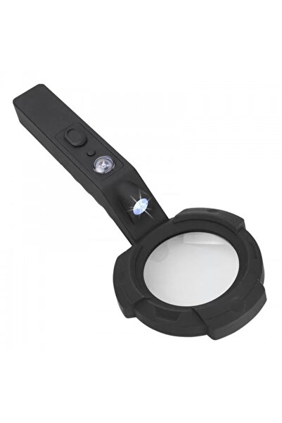 Skygo 7 led illuminated compass magnifier with 4x magnification for reading -...