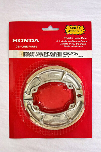 Honda ORJİNAL ARKA FREN BALATASI - DİO - SPACY - RKS SPONTİNİ - CBF - ALPHA -...
