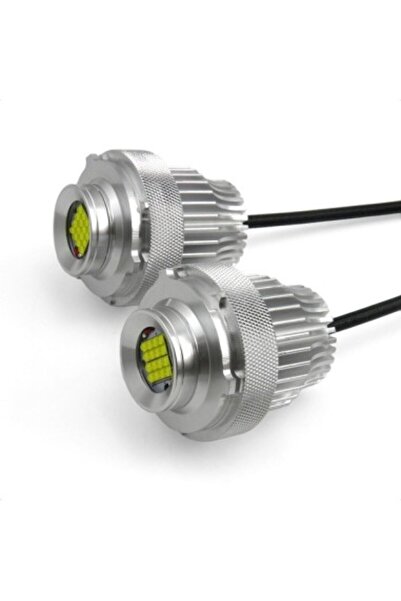 Xenon Bright Faruri LED Angel Eyes pentru BMW E60 LCI 80W Can Bus 2007 fără x...