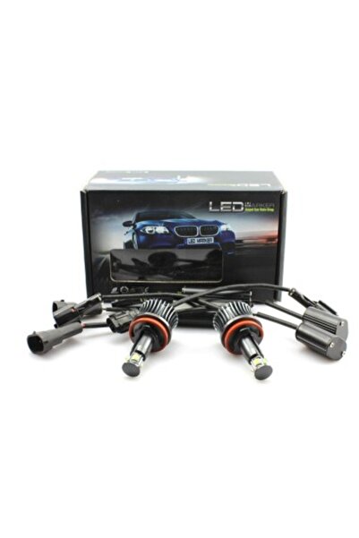 Xenon Bright Faruri LED Angel Eyes H8 40W Can Bus cu LED-uri Cree