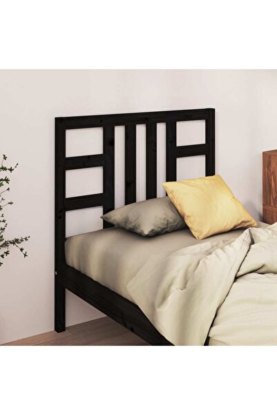 Concept Tăblie de pat, negru, 96x4x100 cm, lemn masiv de pin