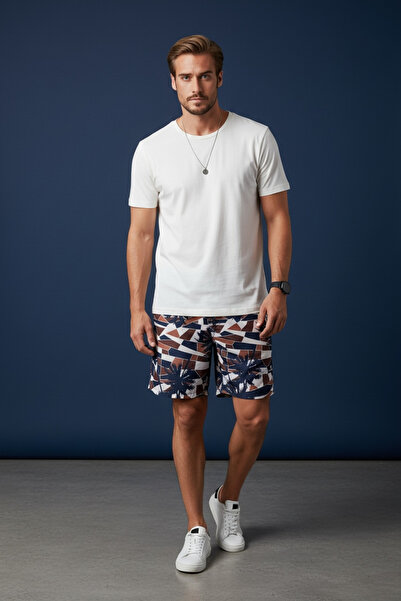 Piyera شورت سباحة رجالي من الأمام والخلف، جيب بسحاب قطعة، سريع الجفاف شورتات ...