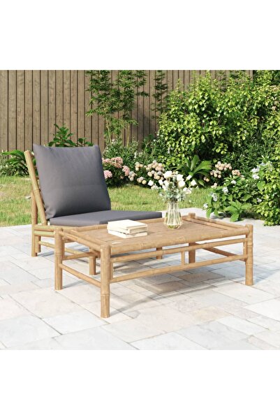 Concept Măsuță de cafea de grădină, 100x55x33 cm, bambus