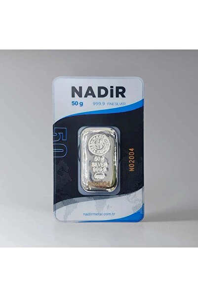 Nadir Gold Nadir 50 Gram Külçe Gümüş