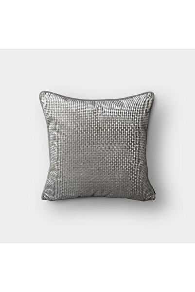 Lidoma Home "Rona" Patterned Cushion Cover 45X45 - Light Gray