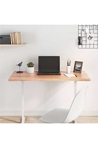 Concept Blat birou maro deschis 100x40x2 cm, lemn masiv stejar tratat