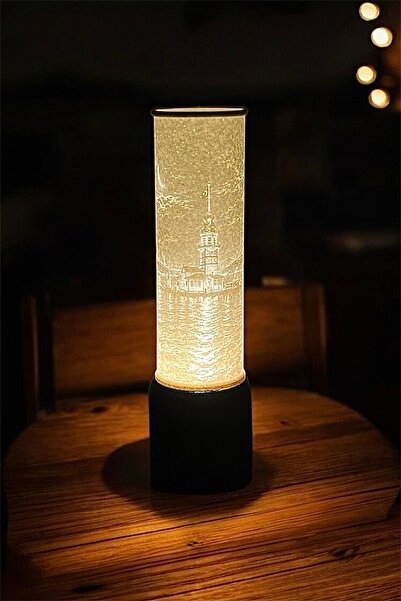 Belupa Kız Kulesi Temalı Dekoratif Gece Lambası - Özel Tasarım Masa Lambası -...