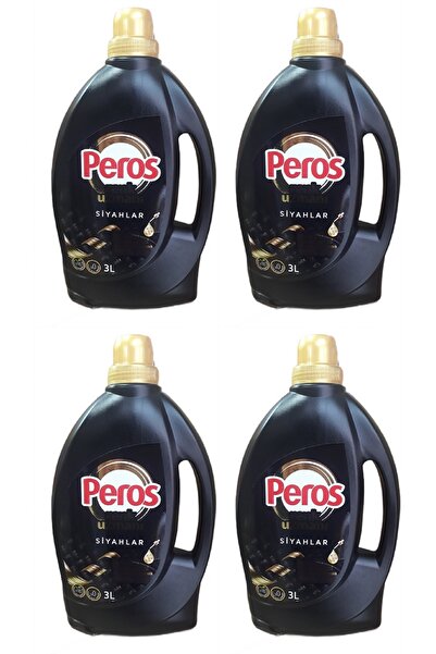 Peros Renk Uzmanı Siyahlar Serum Etkisi İle Kumaş Koruma & Bakım 3 Lt X 4 Adet.