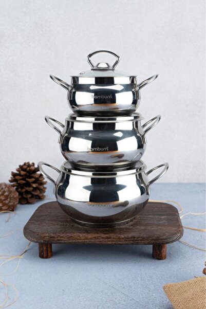 Bambum Rose - 6 Piece Leather N Globe Cookware Set