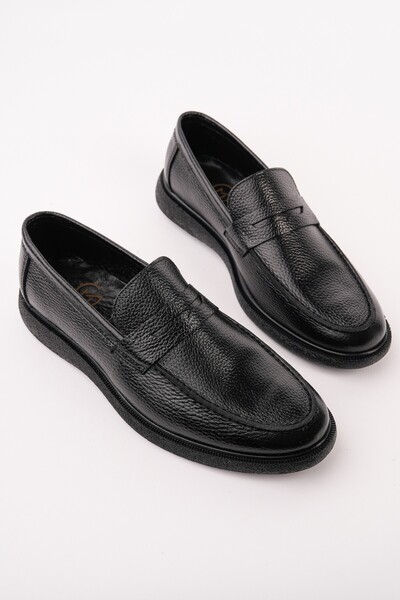 MUGGO Pedro Genuine Leather Laceless Men's Daily Classic Casual Shoes