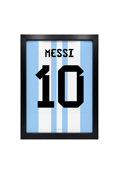 KAYNOCK Lionel Messi, Arjantin Jersey, Forma Tablo, Futbol Poster Tablo Dijit...