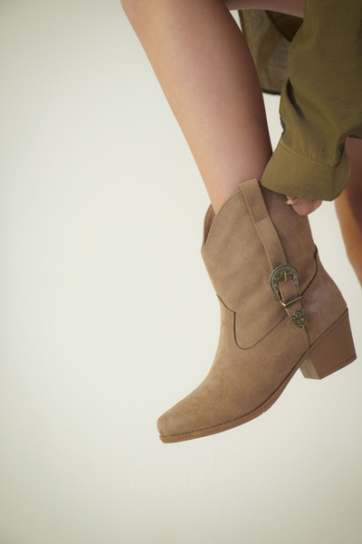 Capone Outfitters Zane Suede húzható női Cowboy csizma