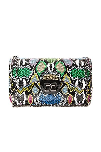 Capone Outfitters Жіноча сумка через плече з рептильним принтом Parma Rugan