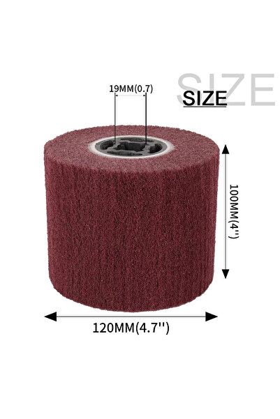 Choice1 أسطوانة تلميع P600 مقاس 100*120 مم وعجلة تلميع وفرشاة تلميع معدنية وأ...