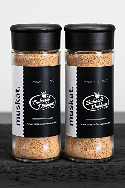 Baharat Dükkanı Muskat Toz 55gr (cam) 2'li Set
