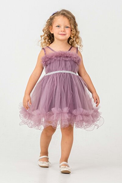 Mnk Baby&Kids Βραδινό φόρεμα για κορίτσια Aizona M00782 MÜRDÜM