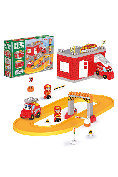 DEDE Fire Engine Road Set 03323