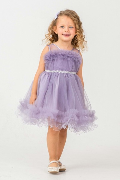 Mnk Baby&Kids Rochie de seara pentru fete Aizona M00782 LILA