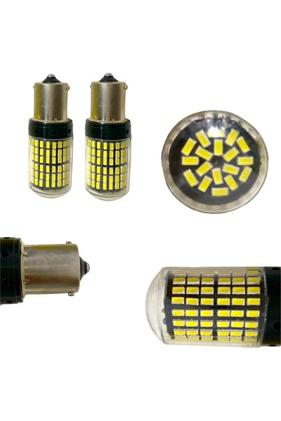 ARSVİSİON AUTO ACCESSORIES 93 Duy Beyaz 144 Led Geri Vites Mercekli Led Ampul...