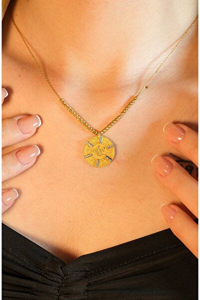 güneyler altın TUĞRALI DORİKA KOLYE 22 AYAR A040114