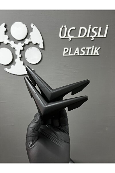 3DisliPlastik Citroen C3 Panjur Arması Siyah 3D Baskı