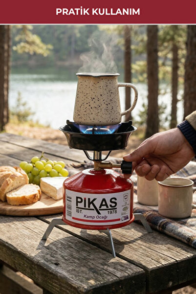 Pikas Iksa Devrilmez Ayaklı Portatif Kamp Ocağı,