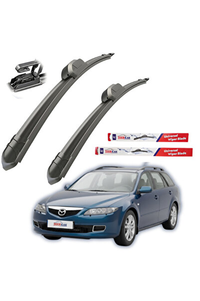 TEAMCAR Mazda 6 Wagon GY (20022008) Υαλοκαθαριστήρες εμπρός σετ