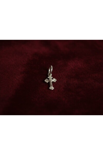 Flippy Ασημένιο μενταγιόν 925, Jolie Silver, Σταυρός για αλυσίδα, 0.3γρ.