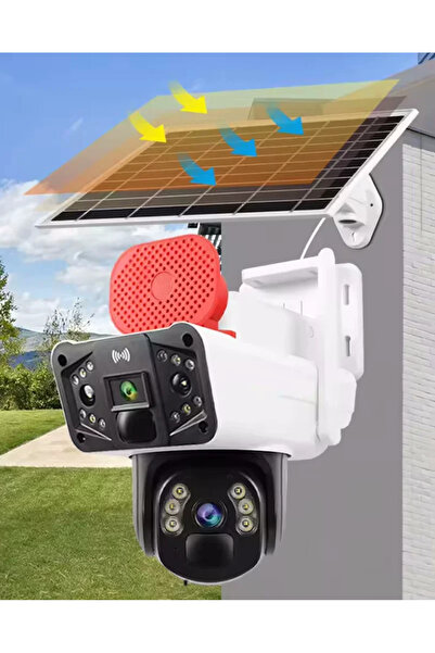 O-KAM Okam3915 4g 6mp Dual Lensli Güneş Enerjili Sim Kartlı Kamera