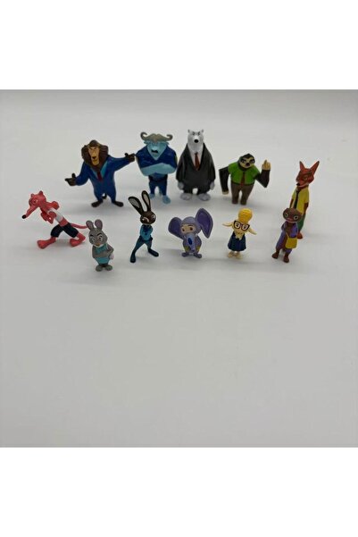 Choice مجموعة حقيبة 01 من مجسمات حيوانات زوتوبيا المذهلة: الأرنب جودي هوبس، ا...