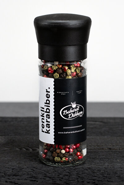 Baharat Dükkanı Renkli Karabiber 50gr (Değirmen Kapak)