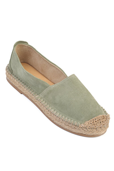 Capone Outfitters Laurie Genuine Leather Suede Women's Espadrille